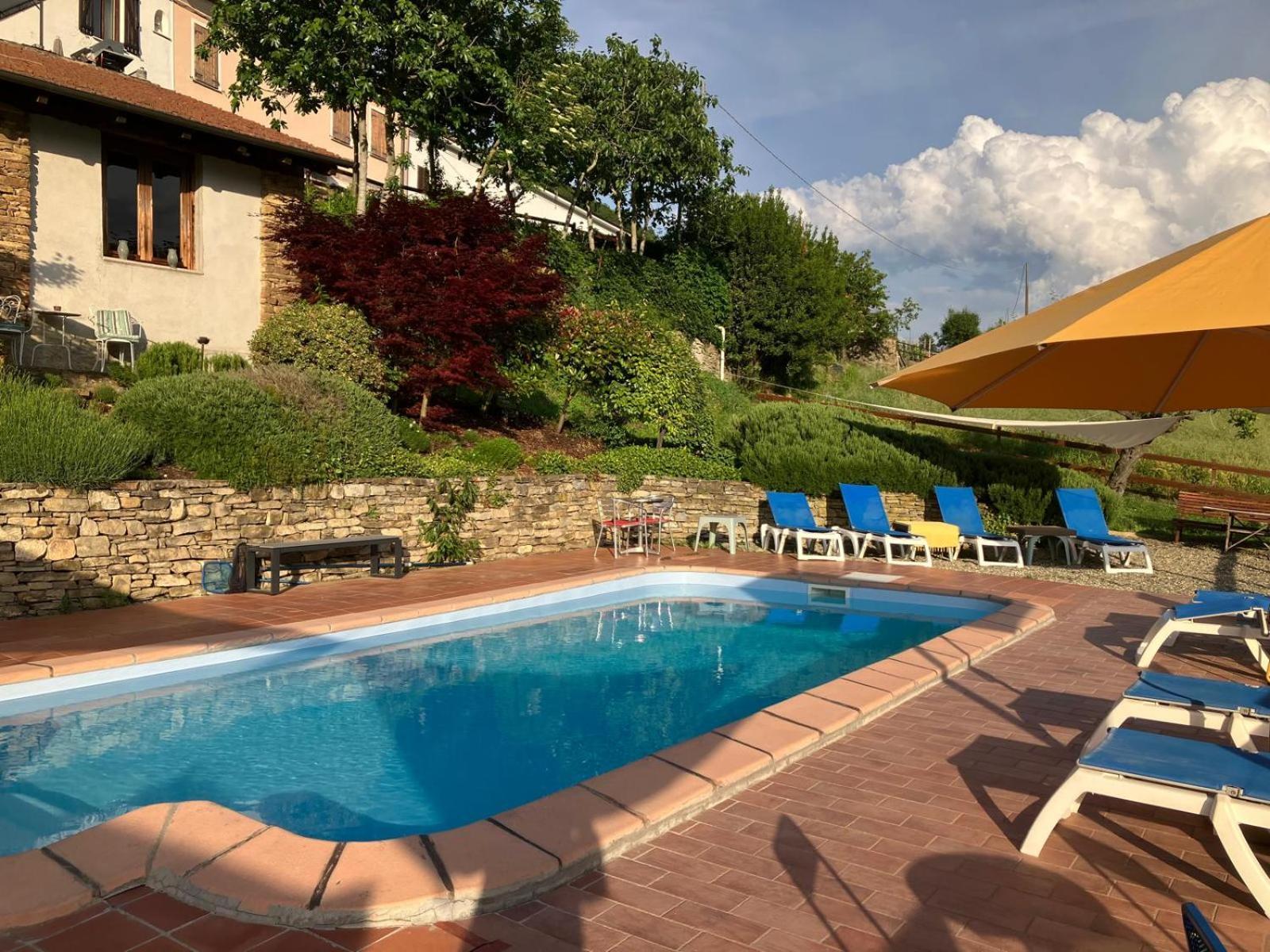 Casa Petra - Casa Tre Stelle - Casa Caneva - Ferien Fuer 6-14 Personen Ponti Dış mekan fotoğraf